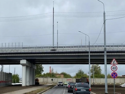 Путепровод через М-5 у п. Пирочи