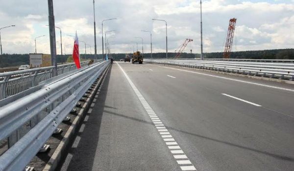 Ремонт моста через реку Березина