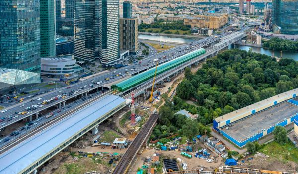 Эстакада на Шелепихенской набережной